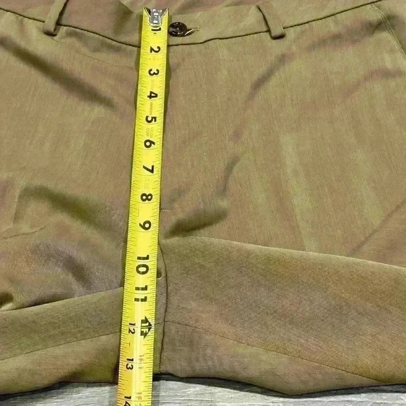IZOD Pants Mens 36 Tan Straight Fit Leg Casual Size 36x30 Work Utility EUC - Picture 12 of 15